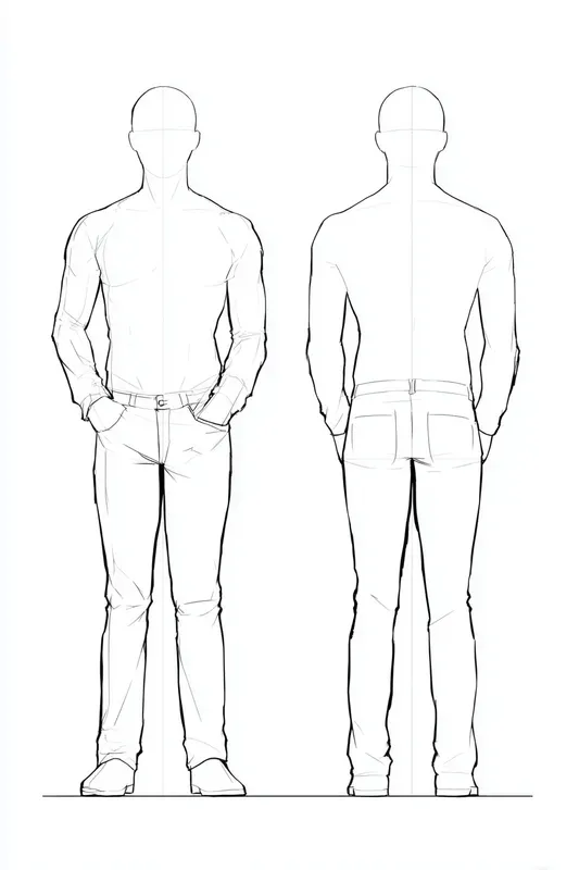 Fashion Croquis Figures Mannequins