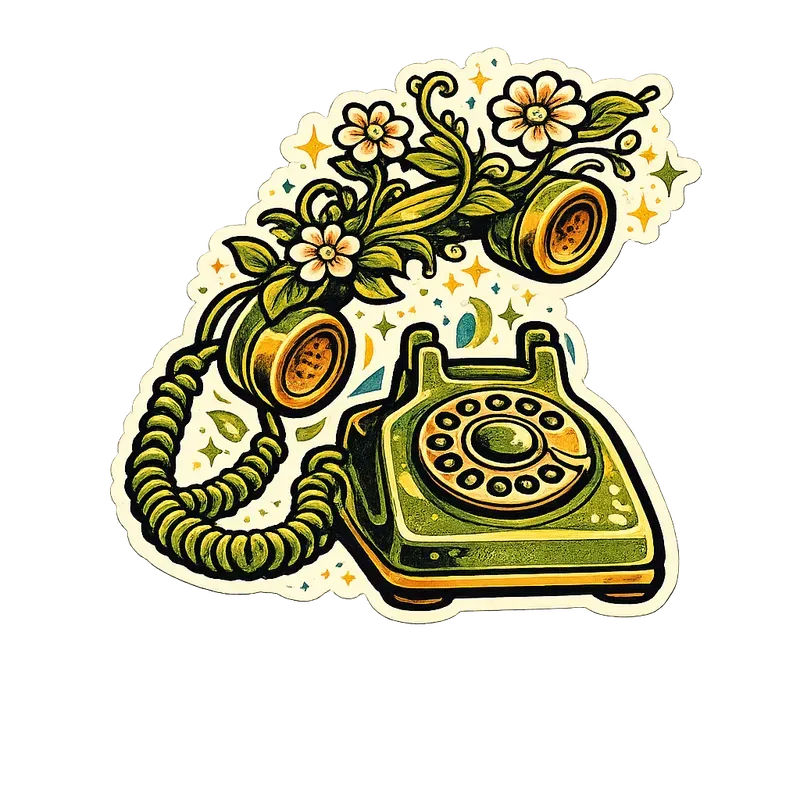 Retro 70s Groovy Vector Sticker Creators