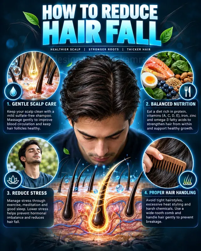 Hair Care Health Infographics
