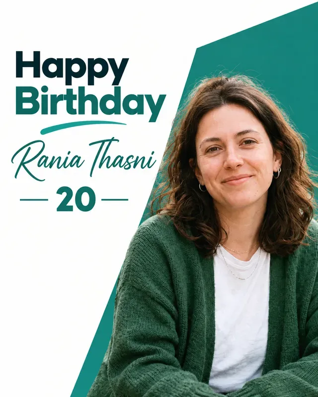 Birthday Poster Generator