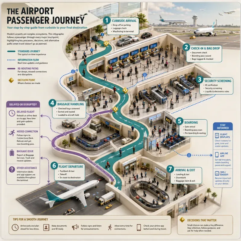 3D Process Flow Infographics