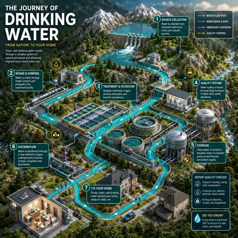 3D Process Flow Infographics