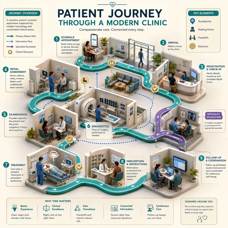 3D Process Flow Infographics