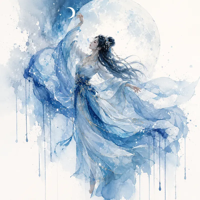 Ethereal Watercolor Motion Portraits