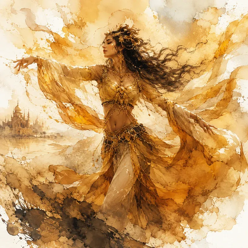 Ethereal Watercolor Motion Portraits