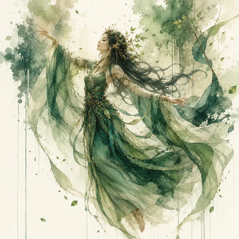 Ethereal Watercolor Motion Portraits