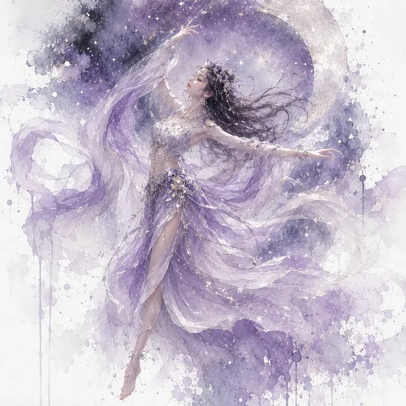 Ethereal Watercolor Motion Portraits