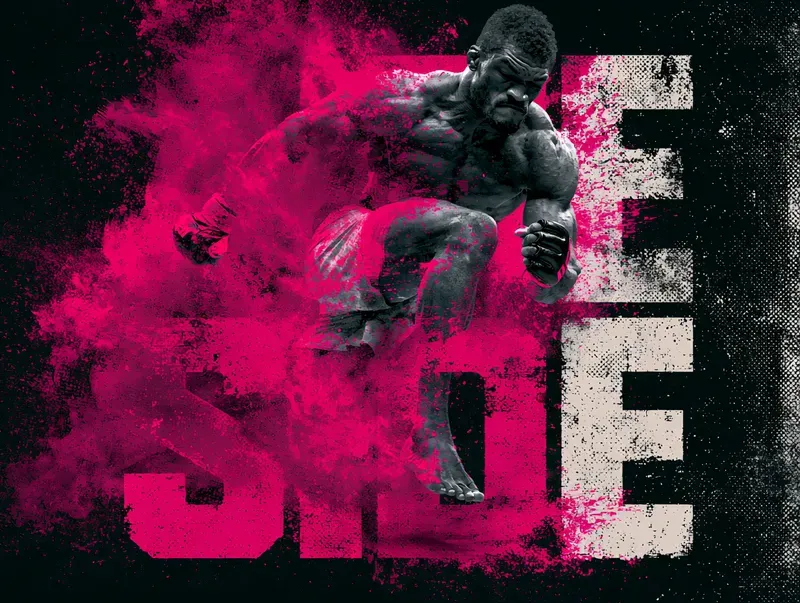 Dynamic Neon Retro Sports Posters