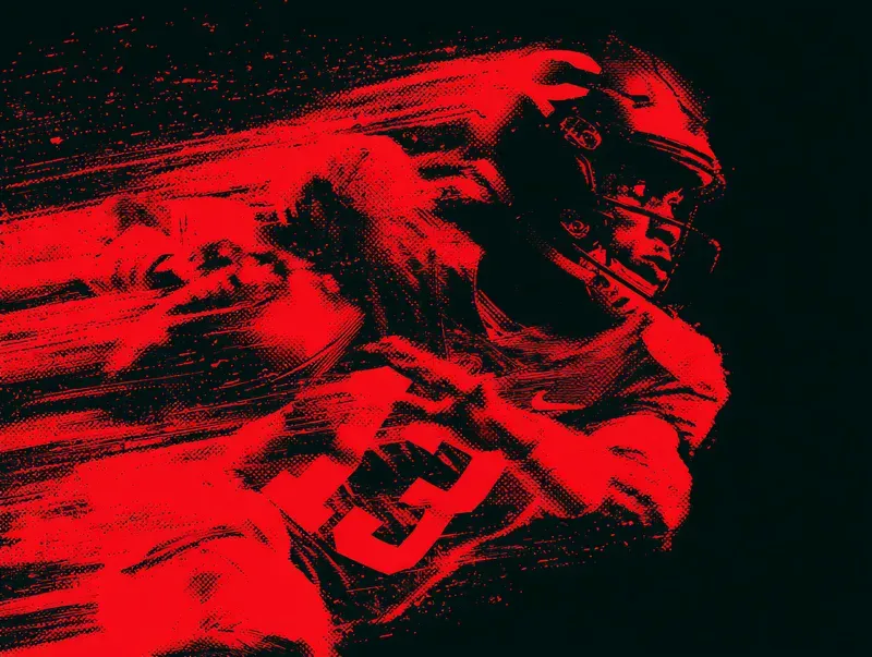 Dynamic Neon Retro Sports Posters