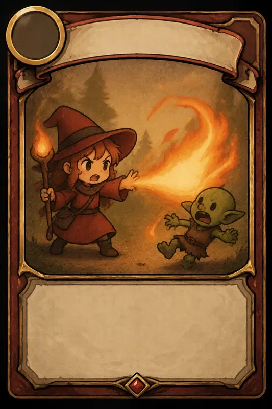 Fantasy Roguelike Card Design Generator