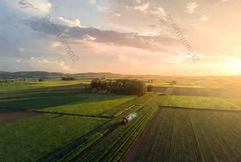 Cinematic Farm Drone Wallpapers