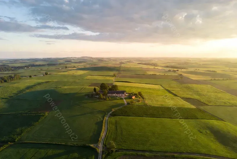 Cinematic Farm Drone Wallpapers