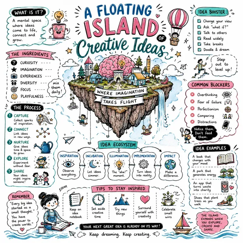 Whimsical Visual Thinking Infographics