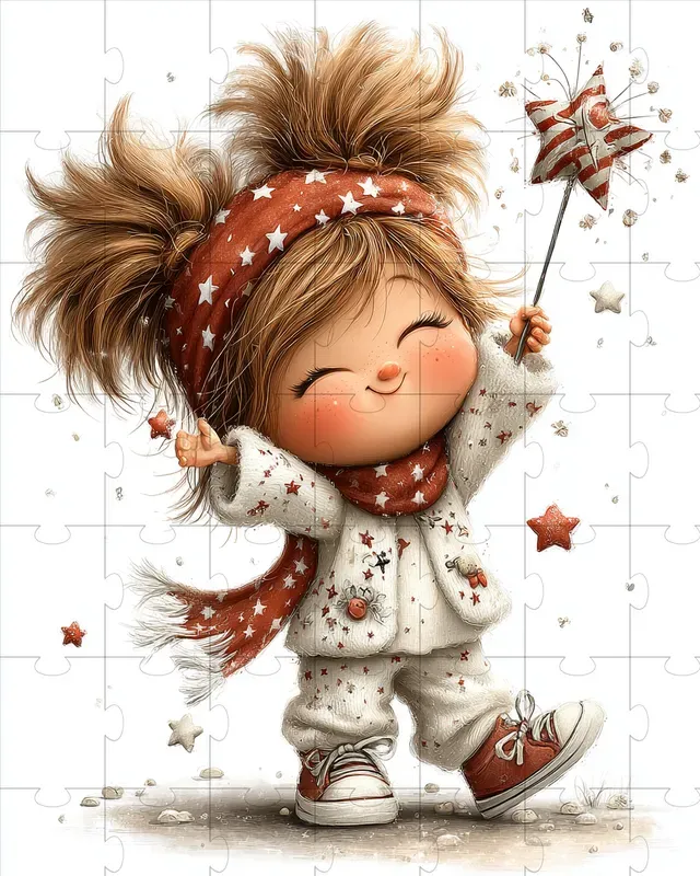 Parade Girl 4th Of July Clipart