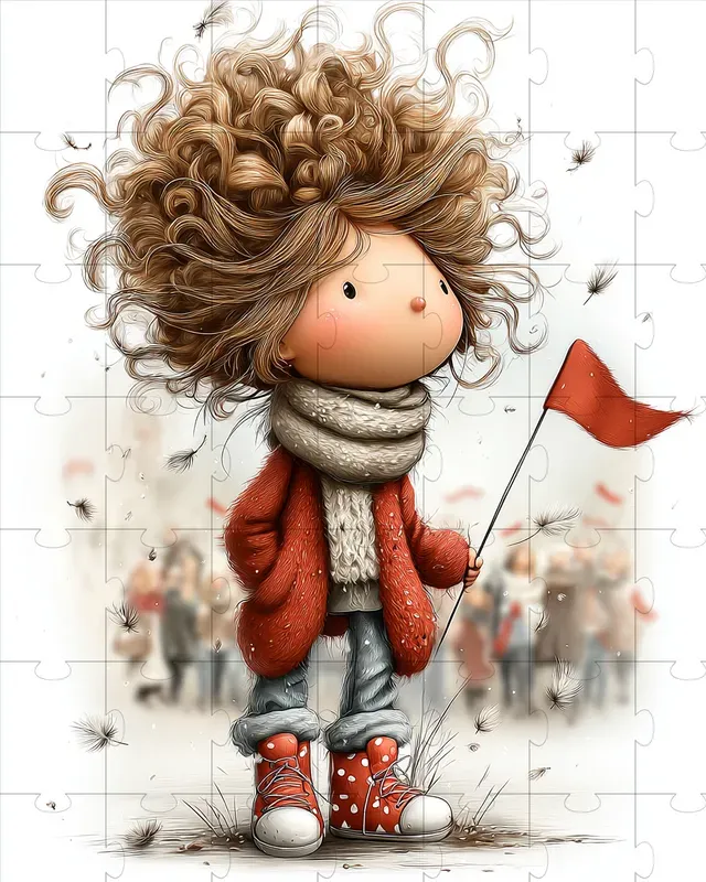 Parade Girl 4th Of July Clipart