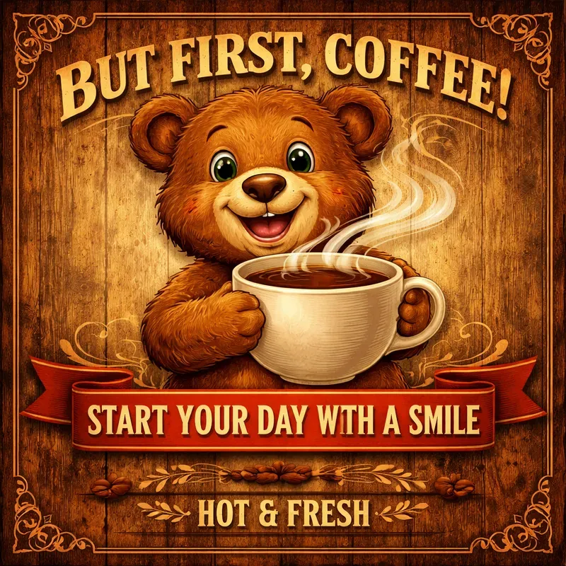 Vintage Coffee Poster Generator Packs