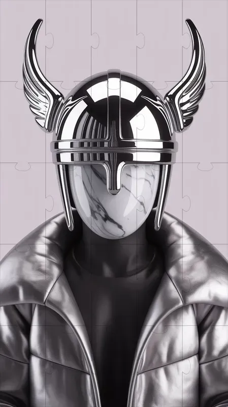 Surreal Chrome Fashion Portraits