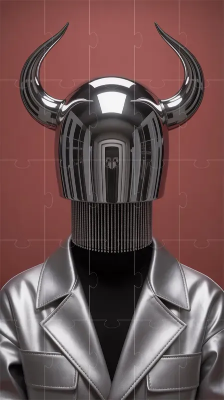 Surreal Chrome Fashion Portraits