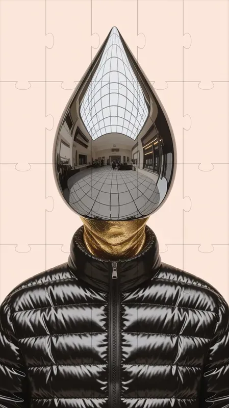 Surreal Chrome Fashion Portraits