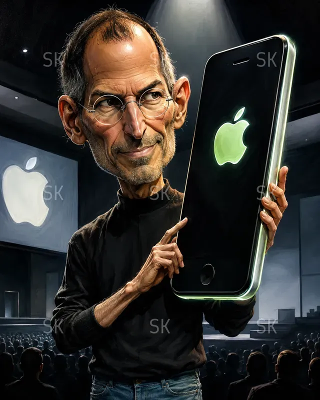 Cinematic Famous People Caricatures