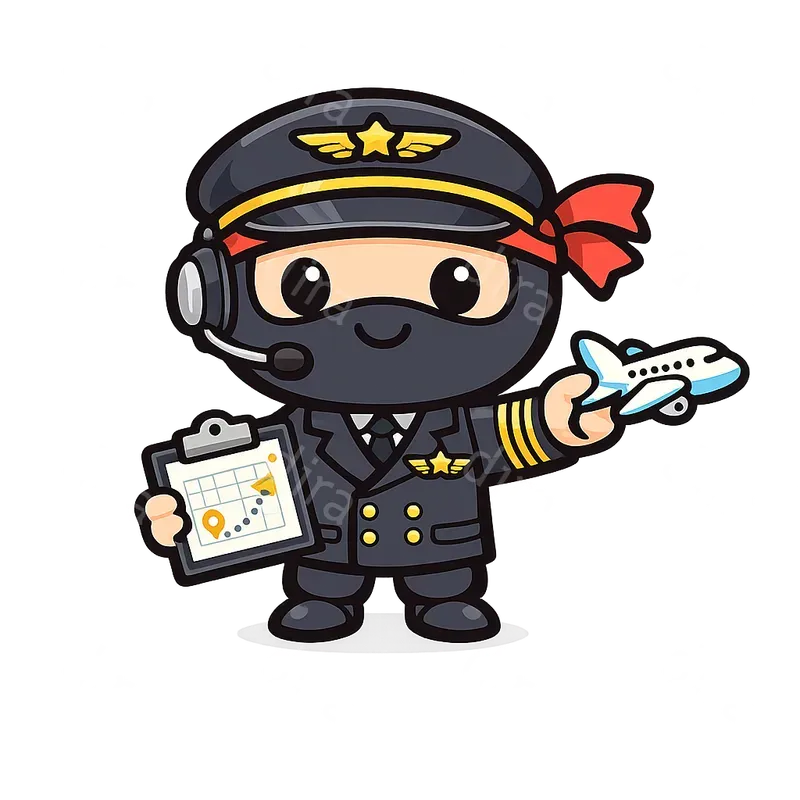 Ninja At Work Clip Art