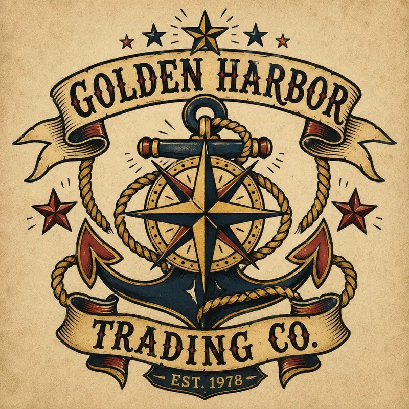 Vintage Biker Tattoo Logo Generator