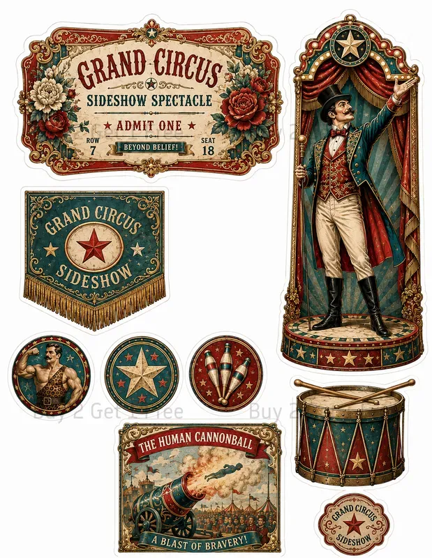 Cowgirl Fussycut Ephemera Sheets