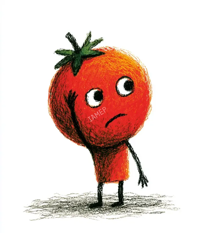Funny Crayon Food Characters