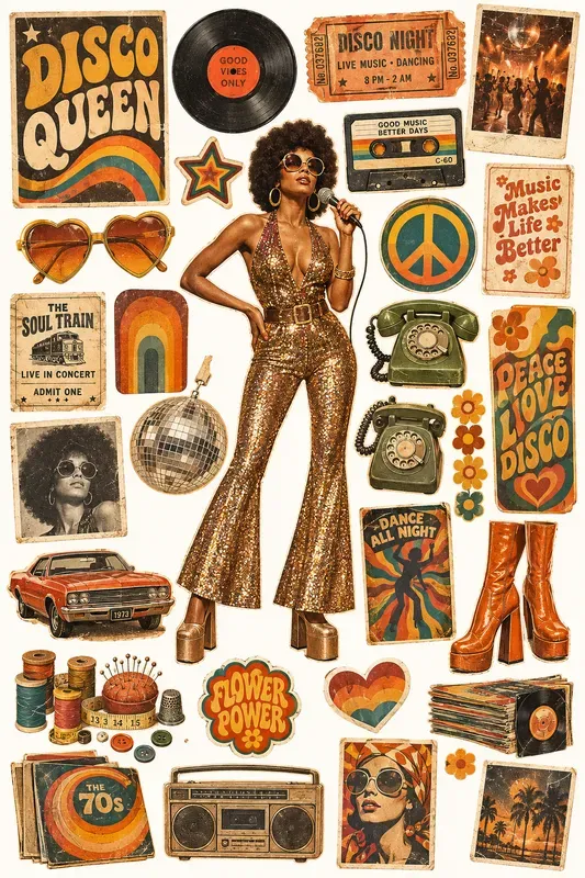 70s Retro Memory Ephemera