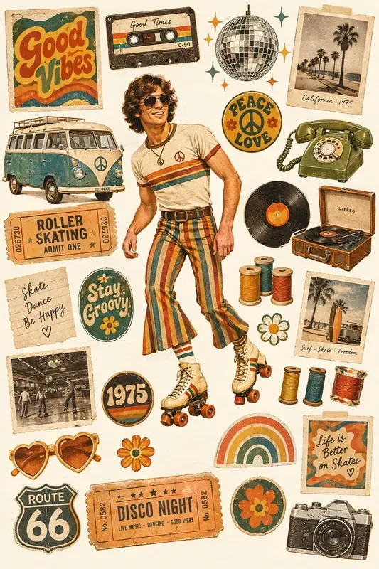 70s Retro Memory Ephemera