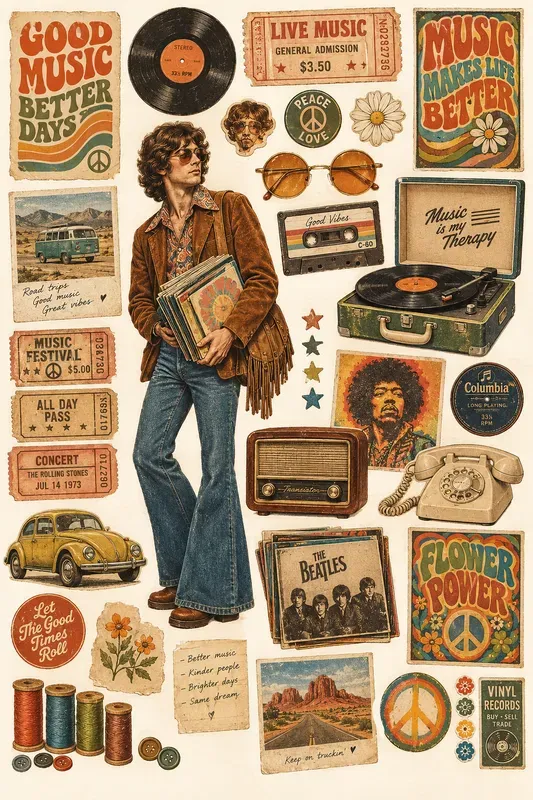 70s Retro Memory Ephemera