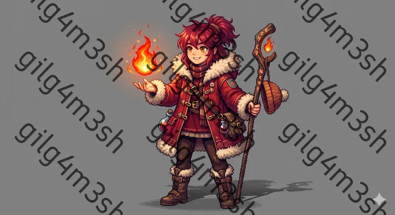 Modern Jrpg Pixel Character Sheets