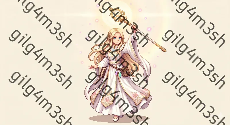 Modern Jrpg Pixel Character Sheets