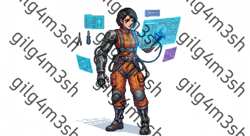 Modern Jrpg Pixel Character Sheets