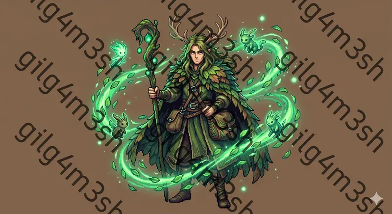 Modern Jrpg Pixel Character Sheets