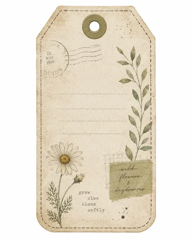 Vintage Botanical Ephemera To Collage