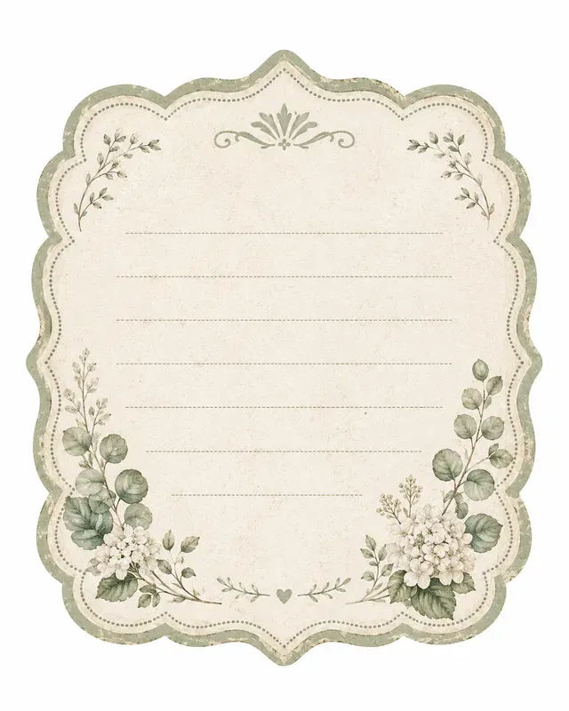 Vintage Botanical Ephemera To Collage