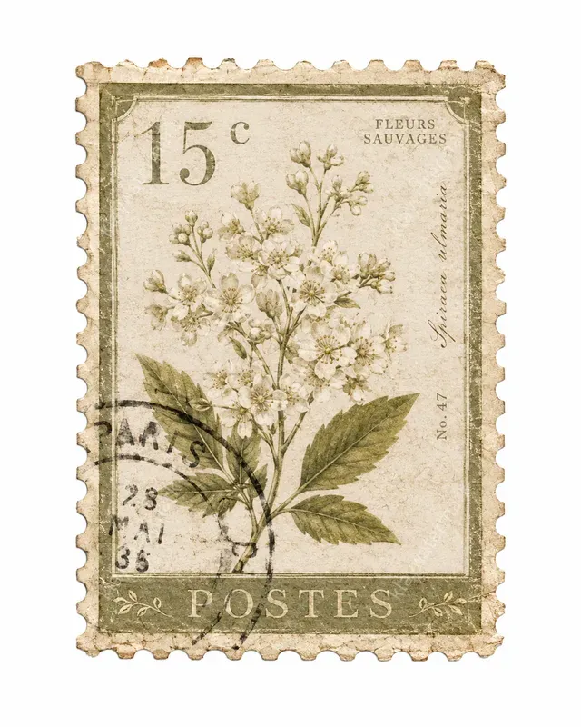 Vintage Botanical Ephemera To Collage