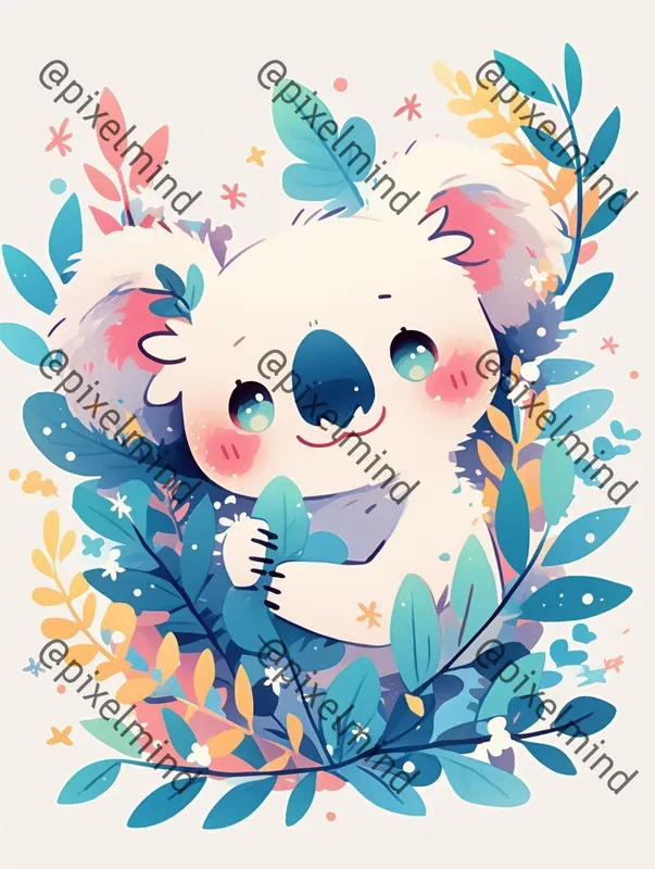 Cute Cartoon Animal Nature Print Packs