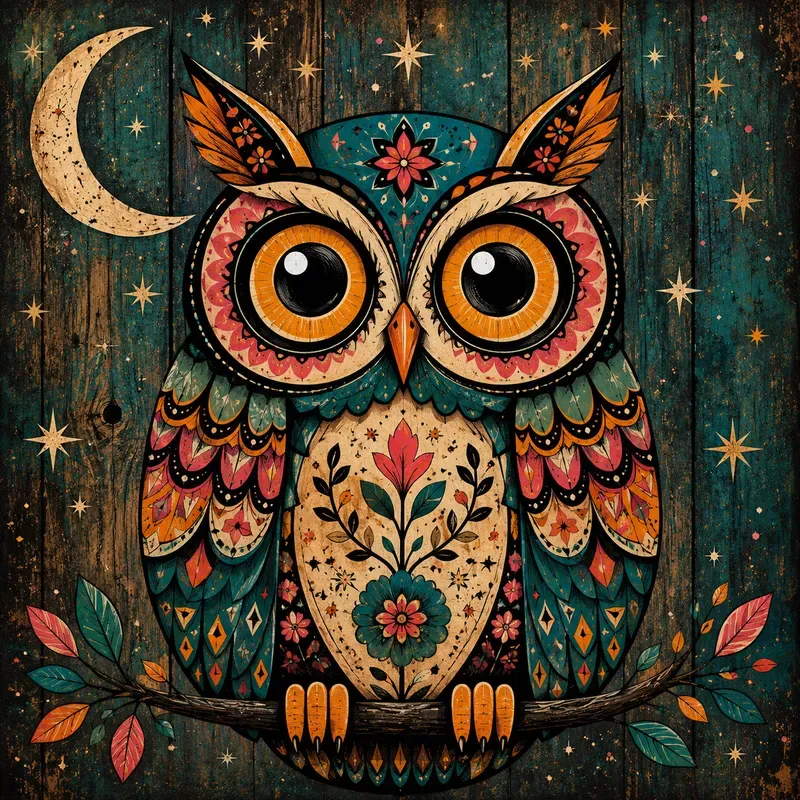 Whimsical Folk Pop Art Sets