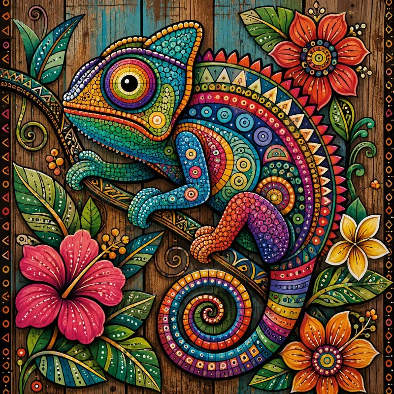 Whimsical Folk Pop Art Sets