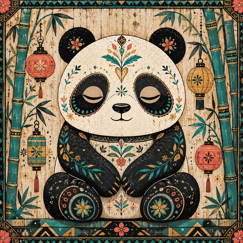 Whimsical Folk Pop Art Sets