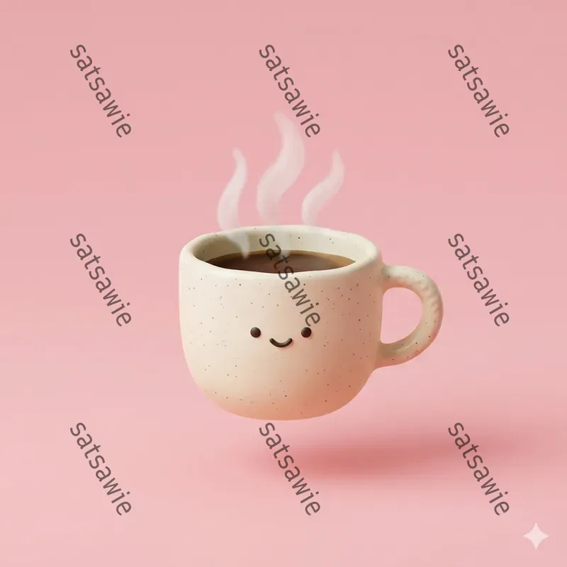 Cute Minimalist 3D Icons