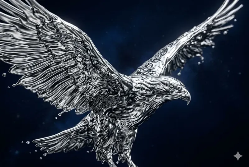 Liquid Chrome Macro Sculptures