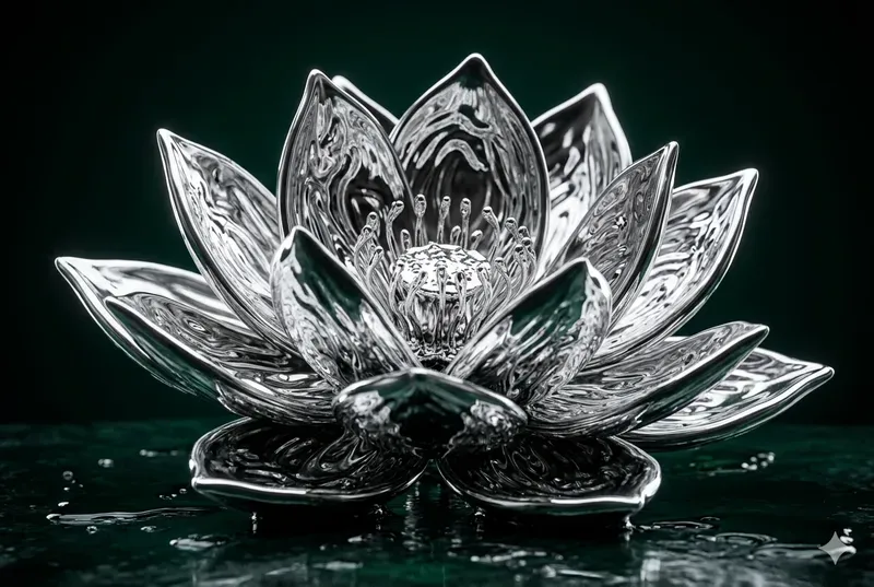Liquid Chrome Macro Sculptures