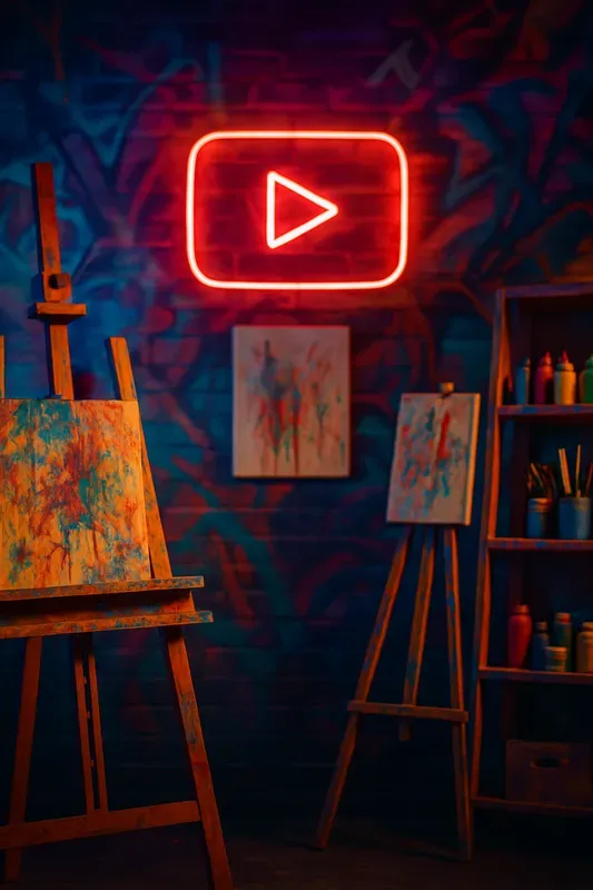 Ultrarealistic YouTube Studio Backgrounds