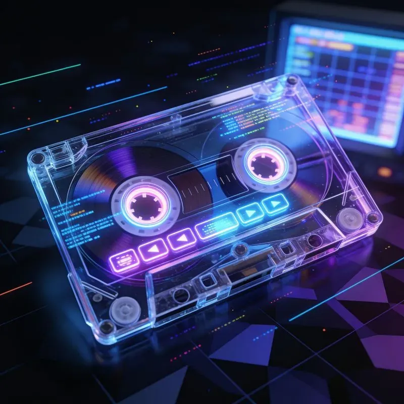 Retro Cyberpunk Tech Generator