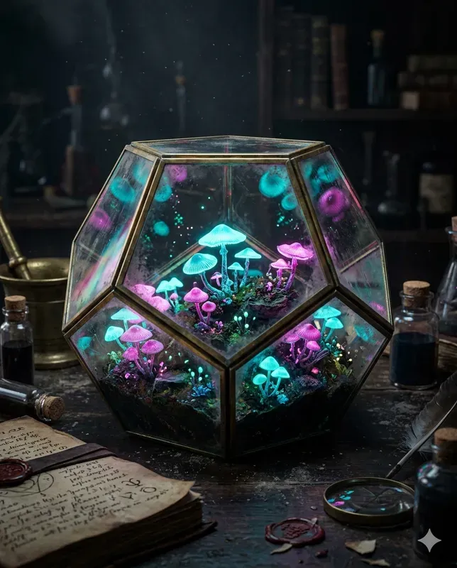 Glowing Flora Terrariums