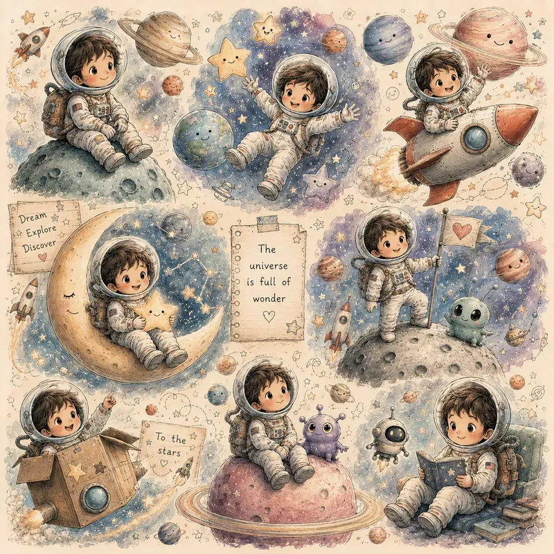 Little Explorer Doodle Walls