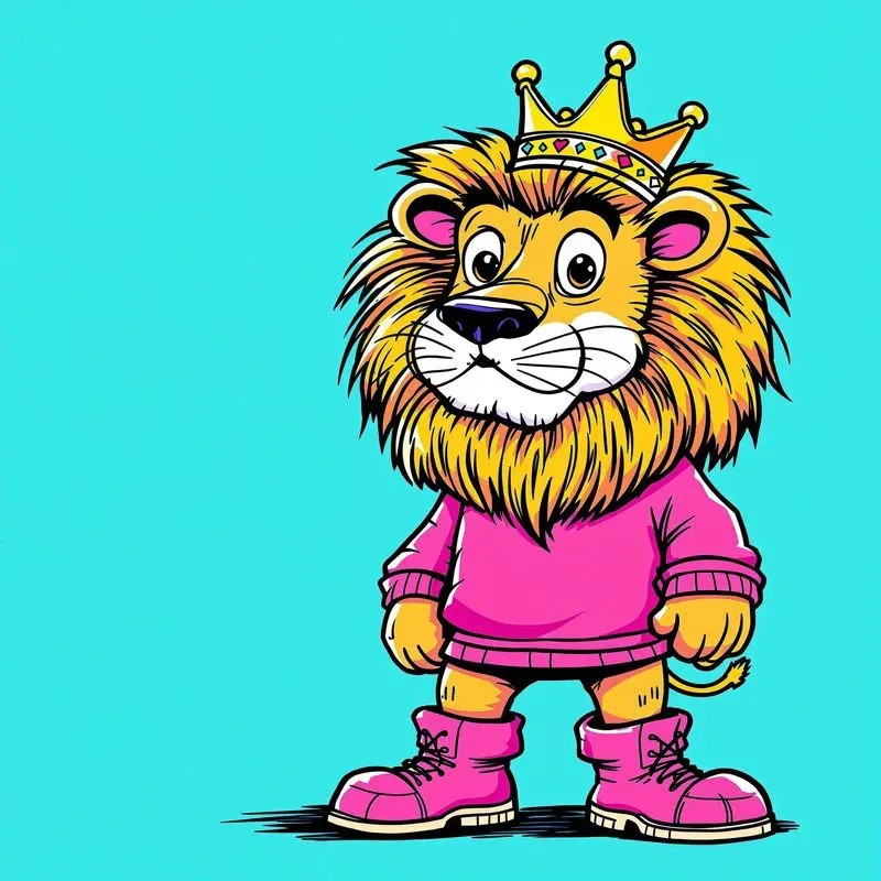 Funny Urban Cartoon Animal Characters